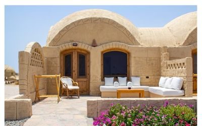 Marsa Shagra búvárfalu kupolás chalet szállása
